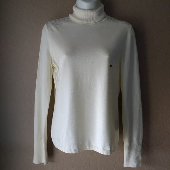 NWT The Limited Embellished Turtleneck Sweater - Picture 2 of 9